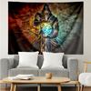 Powerful Warrior Kombat Tapestry Hanging for Bedroom,Livingroom, Playroom,Decor Art Room Wall Tapestry Holiday and Birthday Gifts