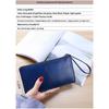 Zipper Wallet Long Clutch Bag Women's Multi-card Position Hand Large Capacity Multi-function Wristband