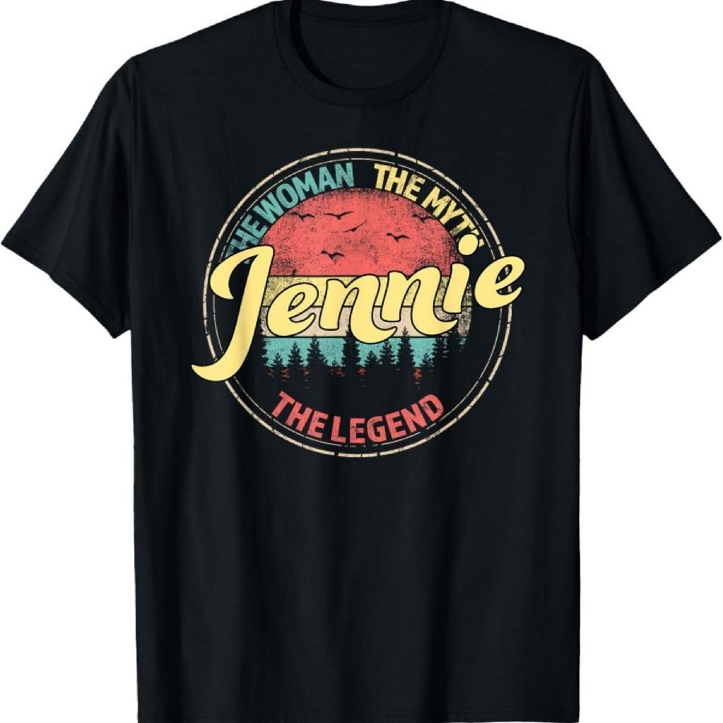 Jennie Die Frau Der Mythos Die Legende Personalisiertes Namens-T-Shirt