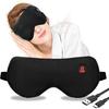 Cordless Heated Eye Mask - Rechargeable, 2 - Temperature, Heated Eye Masks for Dry Eyes, Washable & Portable for Eye Fatigue Relief & Daily, Ideal