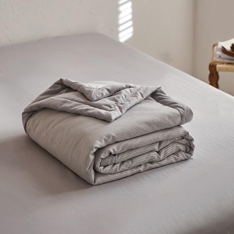 Muji A+ Cotton Sateen Stripe Skin-Friendly Summer Quilt
