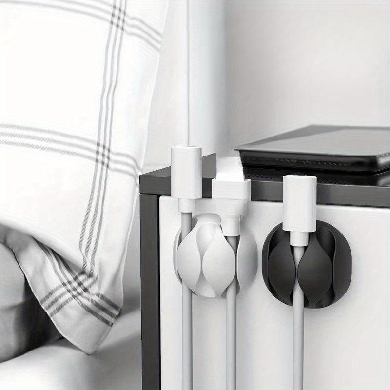 1/6PCS Desktop simple wire winder wire organizer USB cable fixer mouse clamp sorter