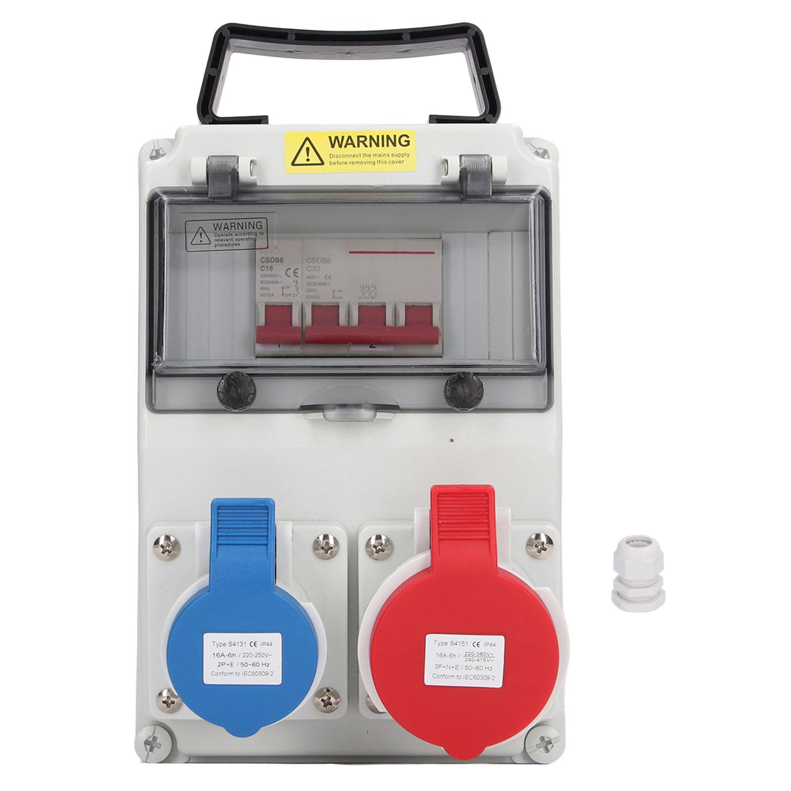 

Construction Power Distributor 5 Pin Handheld Wall Power Distributor with 1pc for Schuko Socket