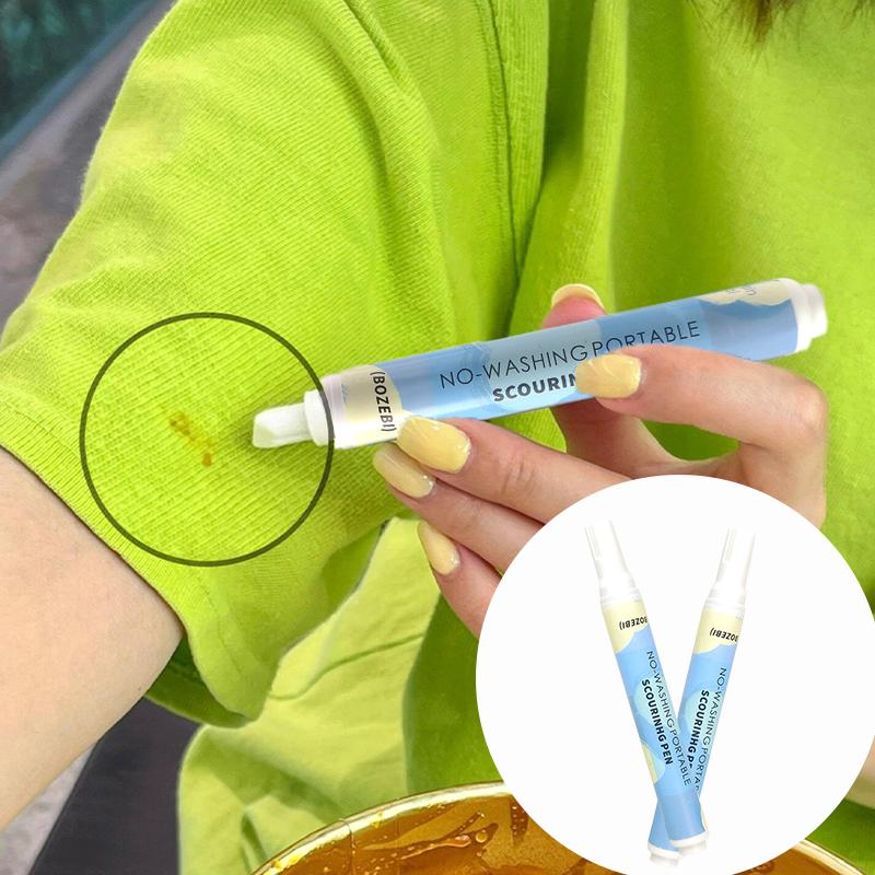 1/3/5 ks 10ml Odstraňovač skvrn v okamžiku Dekontaminační pero Čisticí kartáček na oblečení Přenosný Vhodný na cesty Funguje na skvrny od jídla a pití