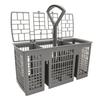 Vaatwasser Bestekkorf Universele Vervanging voor de Meeste Vaatwassers 22cm x 9cm x 11.5cm Standaard Vaatwasser Bestekkorf