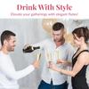Clear Plastic Champagne Glasses Disposable Champagne Flutes for Parties, Weddings, and Toasting - Elegant and Durable 4.5oz