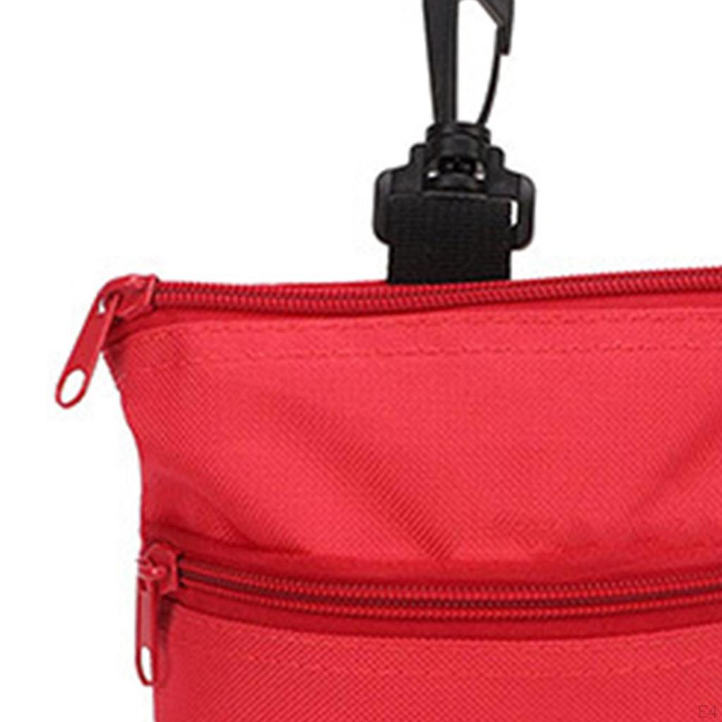 , Golf Ball Bag, Golfer Gift, Multipurpose Portable Valuables Holder for Markers, Accessories,