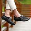 Fashion Mens Summer Breathable Mesh Shoes Big Size 46 Men Casual Leather Sneakers Male Trendy Driving Loafers Man Moccasin Boys Sneakers
