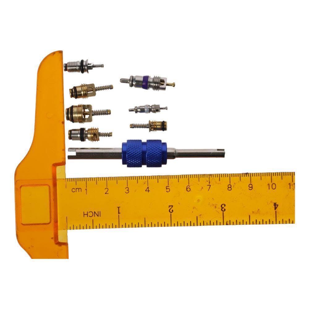Car Air Conditioner Valve Core Kit, R12 R134a Remover Tool