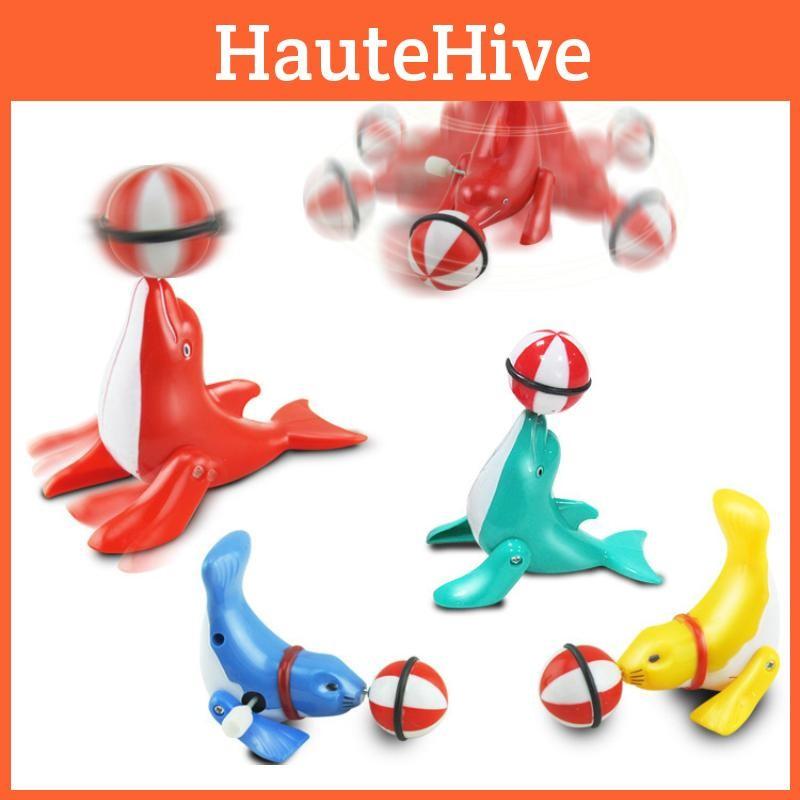 Mechanical Dolphin Plastic Chaser Toy 360 Degree Rotation Kid Interaction Parent