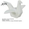Décor Oiseau Origami Grues Géométriques Figurine, Sculpture Moderne, Accent Décoratif Minimaliste pour Étagère, Sculpture Créative Nordique pour Bureau Bibliothèque