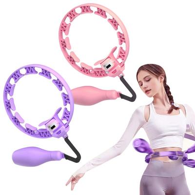 Sayaçlı Akıllı Ağırlıklı Fitness Çemberi Yetişkinler Kilo Verme Yağ Yakma Bel Sıkılaştırma Fitness Çemberi Kadınlar Erkekler Bel Güçlendirme Egzersiz Halkası
