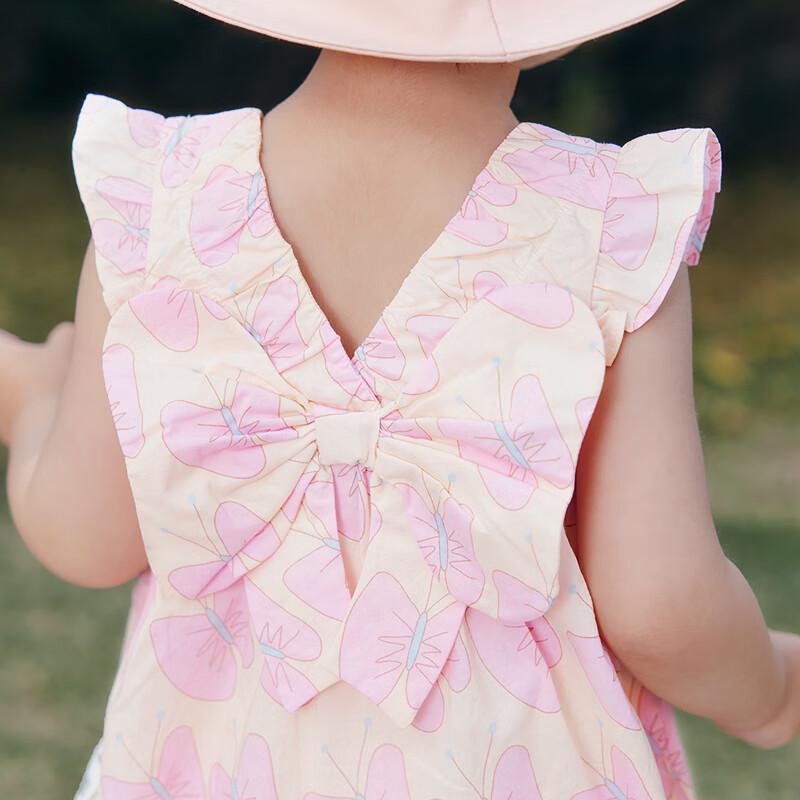 Mini Balabala Baby Girl Summer Cotton Bodysuit
