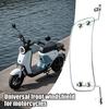Motorcycle Deflector, Adjustable Bracket High-Definition Windshield, Transparent Wind Protection Board Universal for Electric Bike Scooter