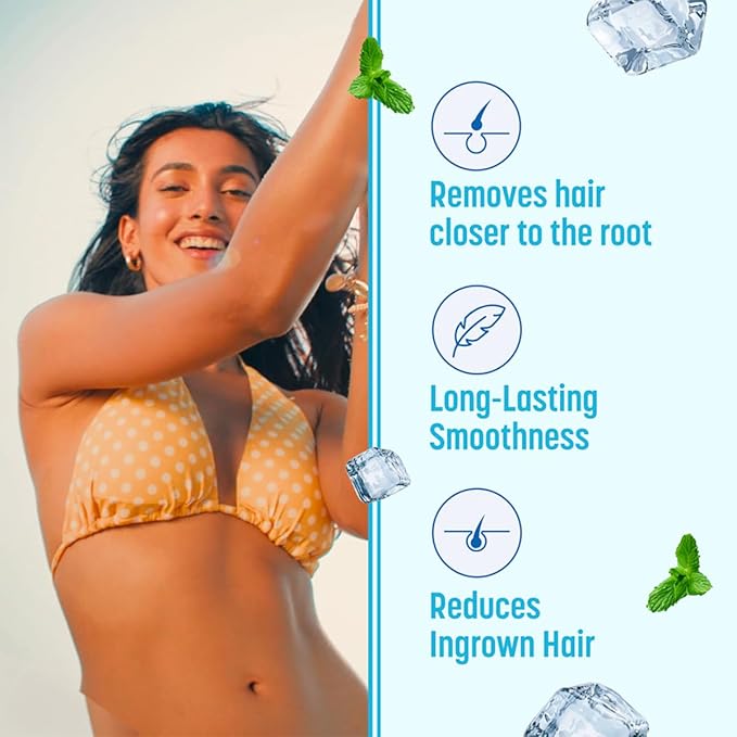 Reine Enthaarungscreme für Frauen für empfindliche Haut - 100g | Geeignet für Beine, Achseln, Bikinizone, Arme