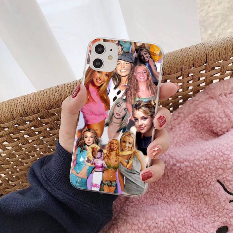 Britney Spears Phone Case for iphone 13 8 7 6S Plus X 5S SE 2020 XR 11 12 mini pro XS MAX