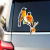 Weatherproof Outdoor Vinyl Stickers Two Oriole Bird Decal for Car Living Room Bedroom Dining Room Bathroom Decor HE07