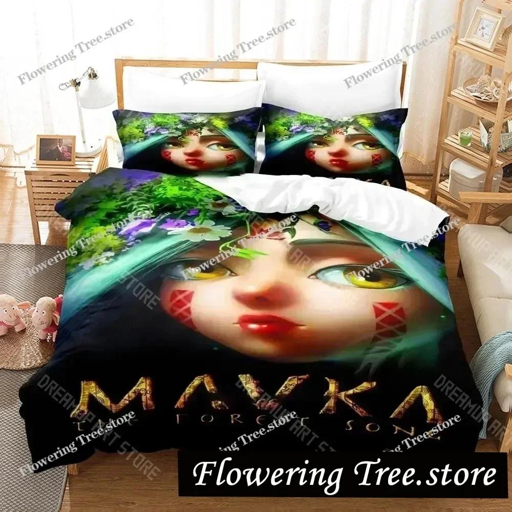 3D-Druck Mavka Das Lied des Waldes Bettwäsche-Set Jungen Mädchen Twin Queen King Size Bettbezug Kissenbezug Bett Jungen Erwachsene029