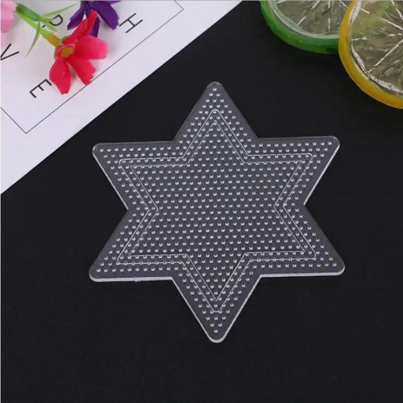 2.6mm Hama Beads Pegboard Transparent Template Board Pixel Art Puzzle Square Tool DIY Figure Material Board Perler Beads