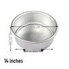 14-inch Round Aluminum Alloy Removable Bottom Cake Pan