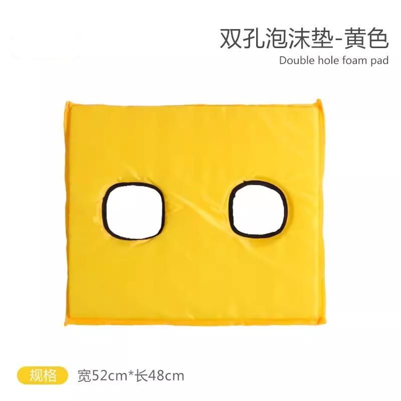 Kindergarten Springboard Outdoor Multiplayer Sports Prop Jumping Foam Pad Kid's Outdoor Multifunction Game Pad 2-hole Game Board