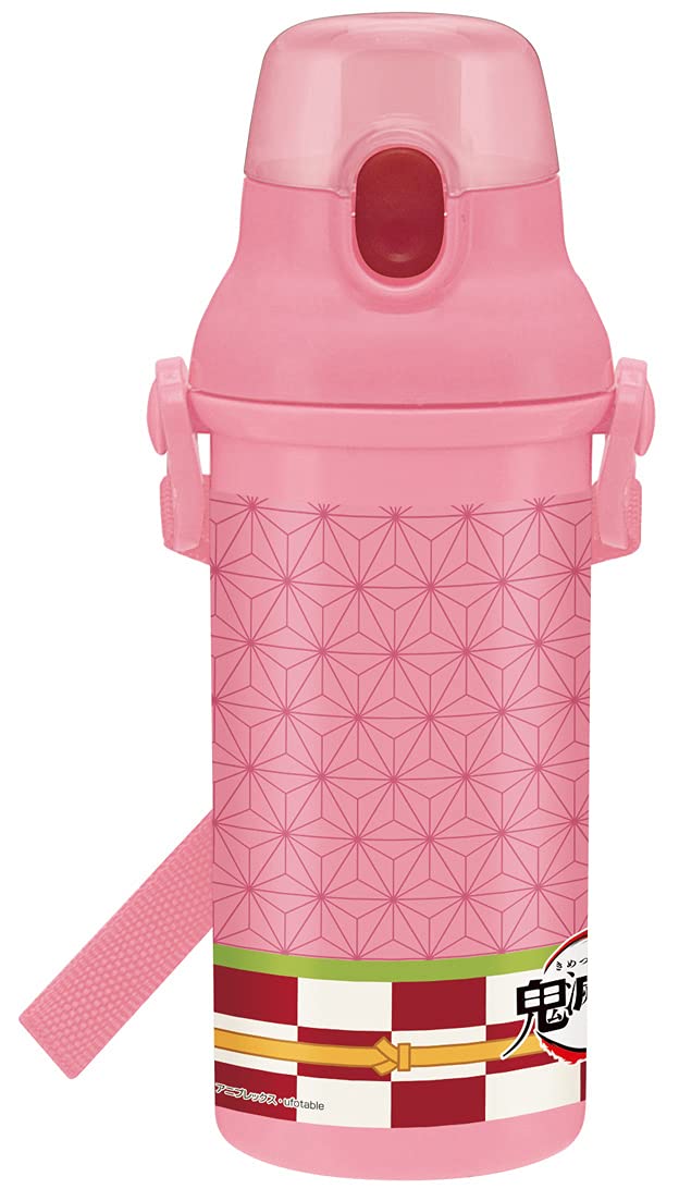 

Skater Antibacterial Plastic Water Bottle for Demon Kimetsu no Nezuko Made in Ag+ Kids, 480ml, Slayer Yaiba, Kamado, Girls, Japan, PSB5SANAG-A