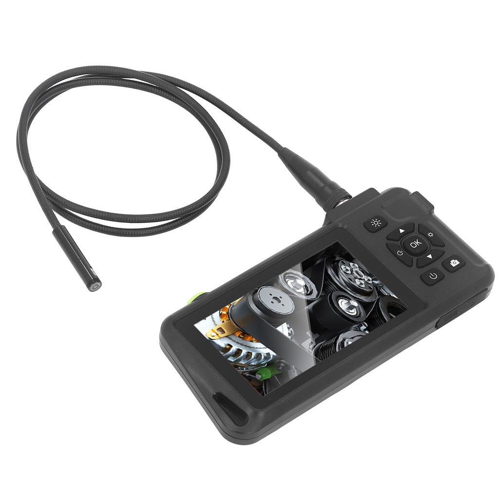 Handheld Industrial Endoscope 4.5in Screen HD 1080P 7.9mm Dual Lens Borescope Inspection Camera for Pipeline