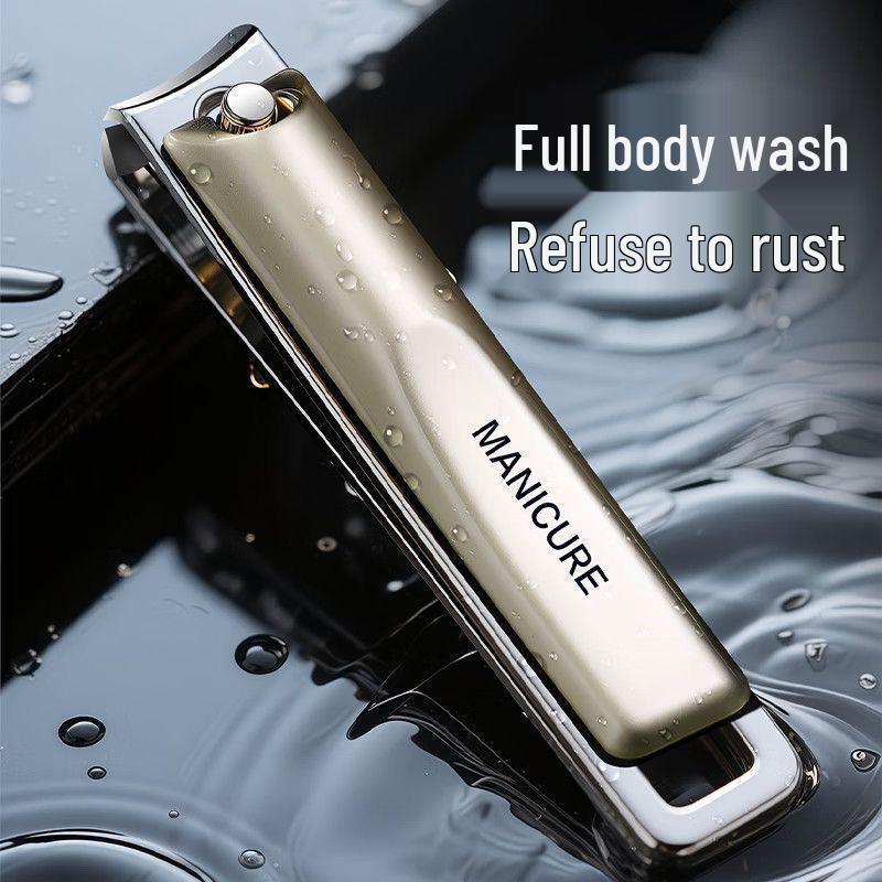 Precision German Nail Clippers Set: Men's & Women's Home Manicure Tools with Angled Nail File