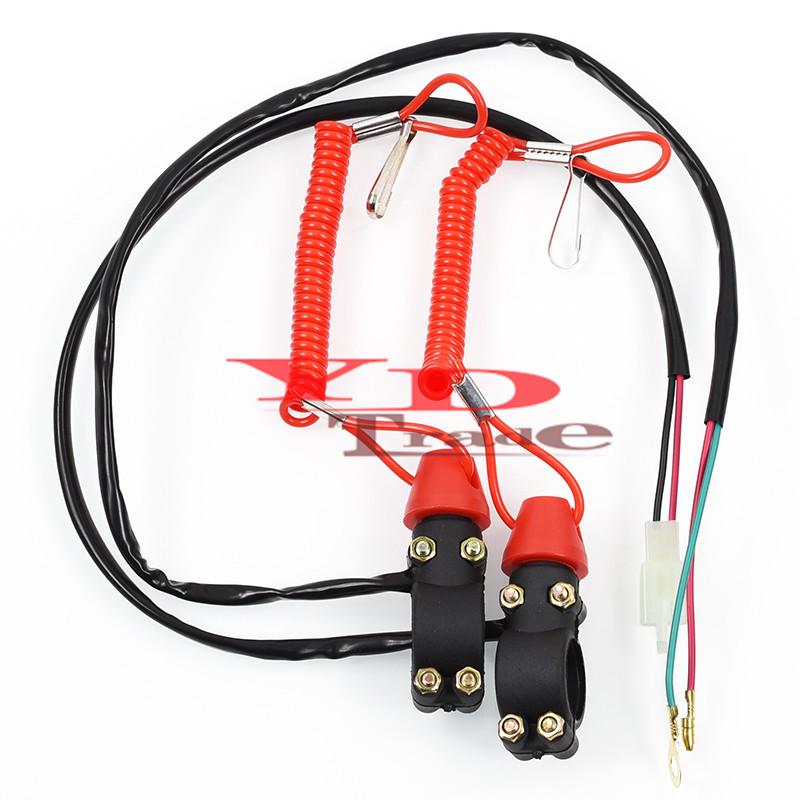 Motorcycle & ATV Mini Kill Switch with Emergency Stop