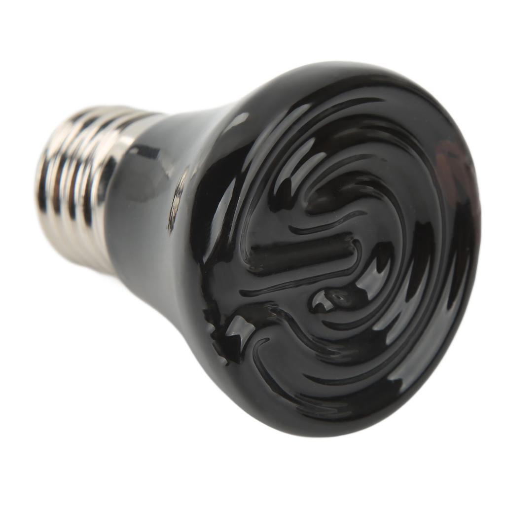 Keramik-Reptilien-Wärmelampe, Mini-Infrarot-Wärme-Keramik-Amphibien-Heizlampe für Eidechsen