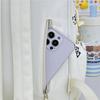 Cute Bear Print School Backpack with Front Pocket Side Drawstrings Casual Daypack for Daily Use