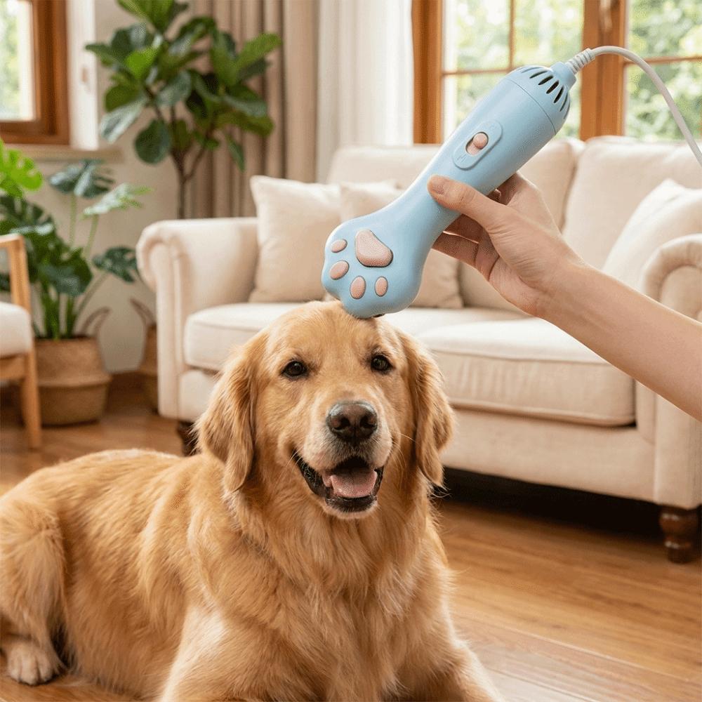Low Noise Pet Hair Dryer Adjustable Speed Pet Grooming Blower Pet Blow Dryer Dog Grooming