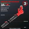 High Speed 30000 RPM Extended Blower Bare Tool with Brushless Motor 500W Power Copper Design Low Noise Performances