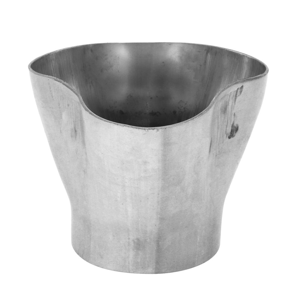 3 into 1 Exhaust Header Collector 1.75in Inlet 2.38in Outlet for Car Modification Car Exhaust Accessory Exhaust Header