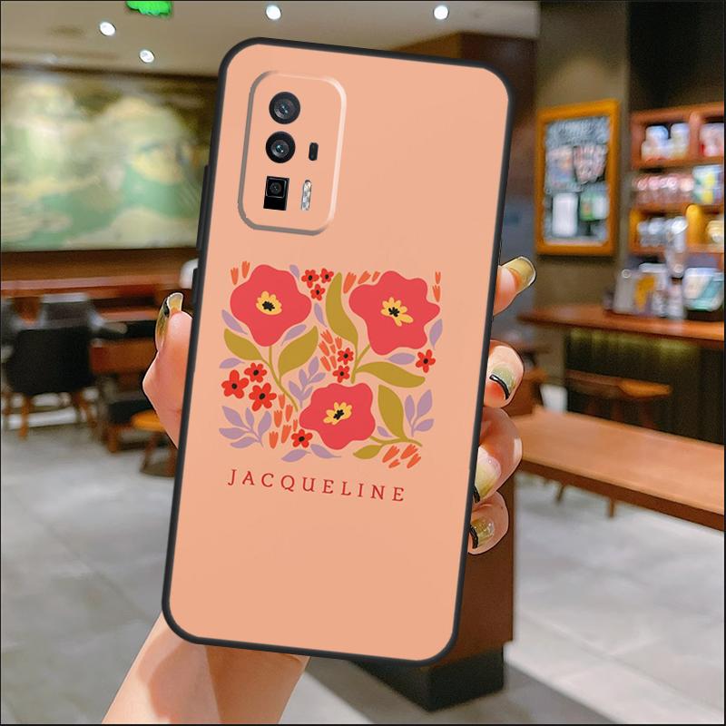 Personalised Flowers Pastel Floral Case For Xiaomi 15 14 13 Ultra 11T 12T 13T 14T Pro POCO X7 Pro X3 X5 X6 M6 F5 F6 Pro Cover
