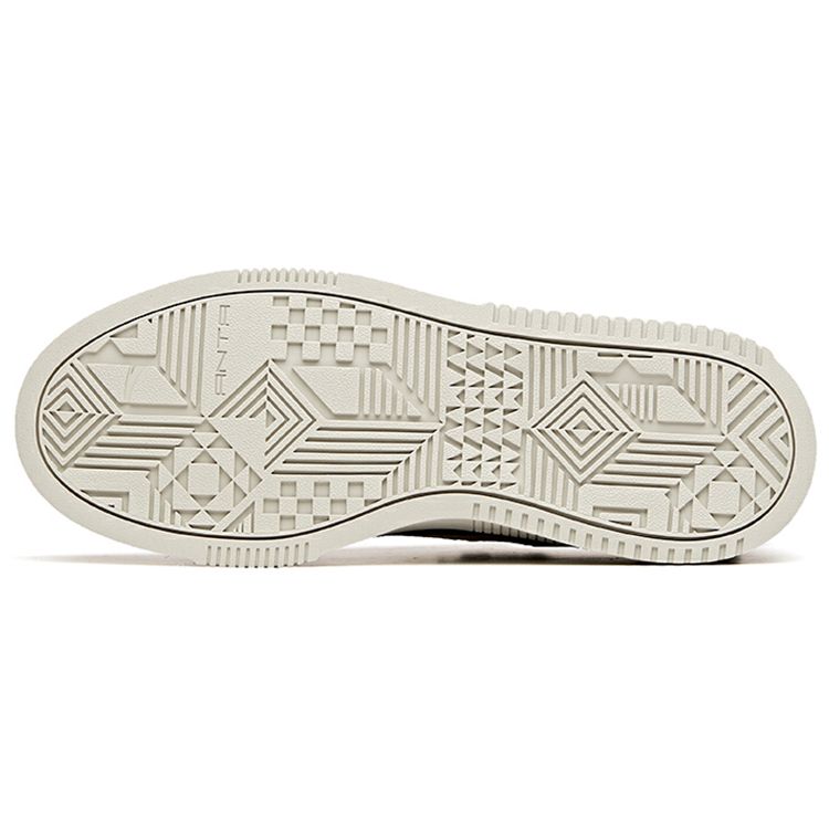 Anta Leichte Strapazierfähige Low-Top Skate Schuhe Herren Sneaker Grau Grün 912118031-2