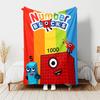 1pz Coperta Stampa Numberblocks, Coperta Leggera per Divano, Letto - Morbida e Calda, Regalo per Tutte le Stagioni come Natale, Halloween