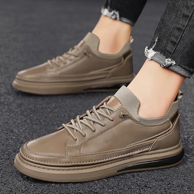 Modne męskie buty codzienne Luksusowe buty ze skóry wysokiej jakości minimalistyczny styl Wygodne męskie buty na imprezę podróże na świeżym powietrzu