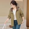 Women's Mid-Aged Casual Zip-Up Jacket
