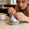Realistic Steamed Bun Squeeze Toy Soft Non-Sticky Slow-Rising Fidget for Stress Relief Portable Cute Desk Decor for Home Office Party Fun