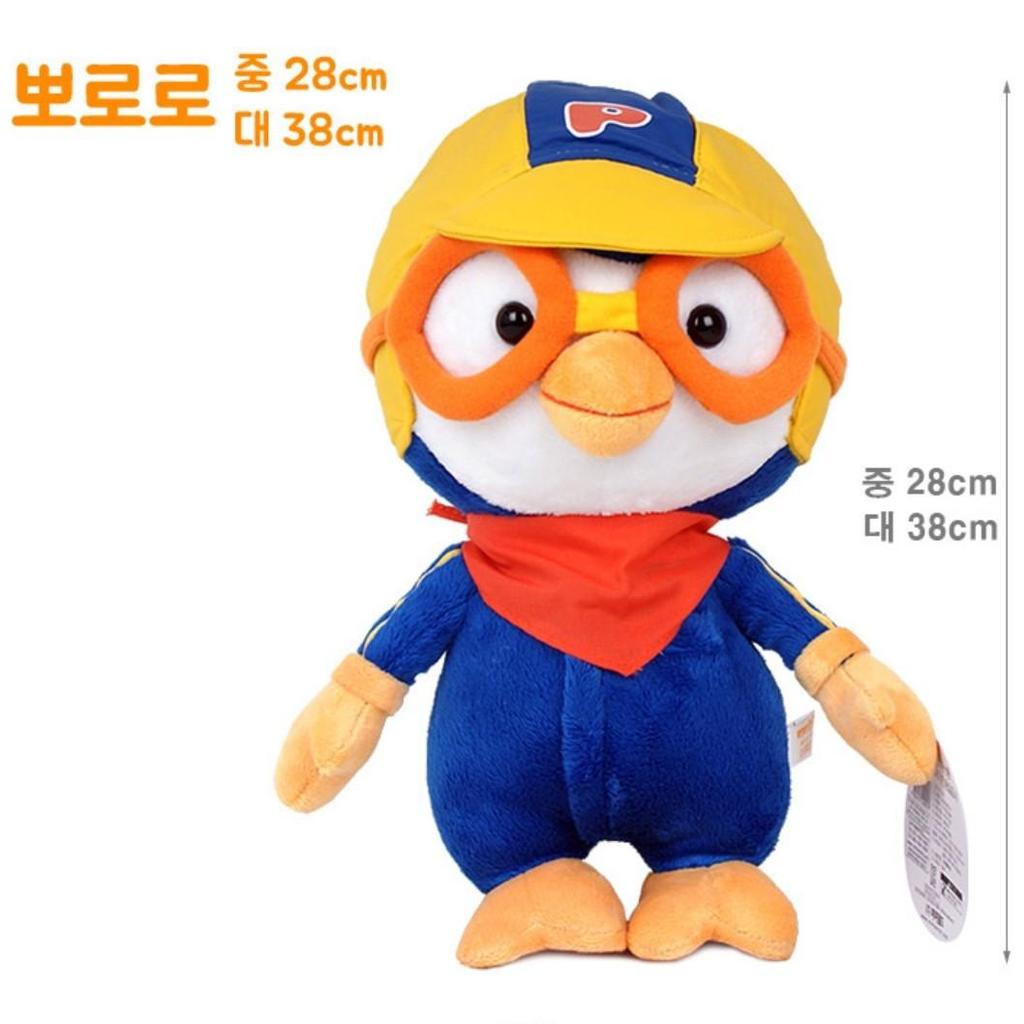 [Mimi World] Pororo and Friends Plush Doll Collection 28cm / 38cm, From Korean