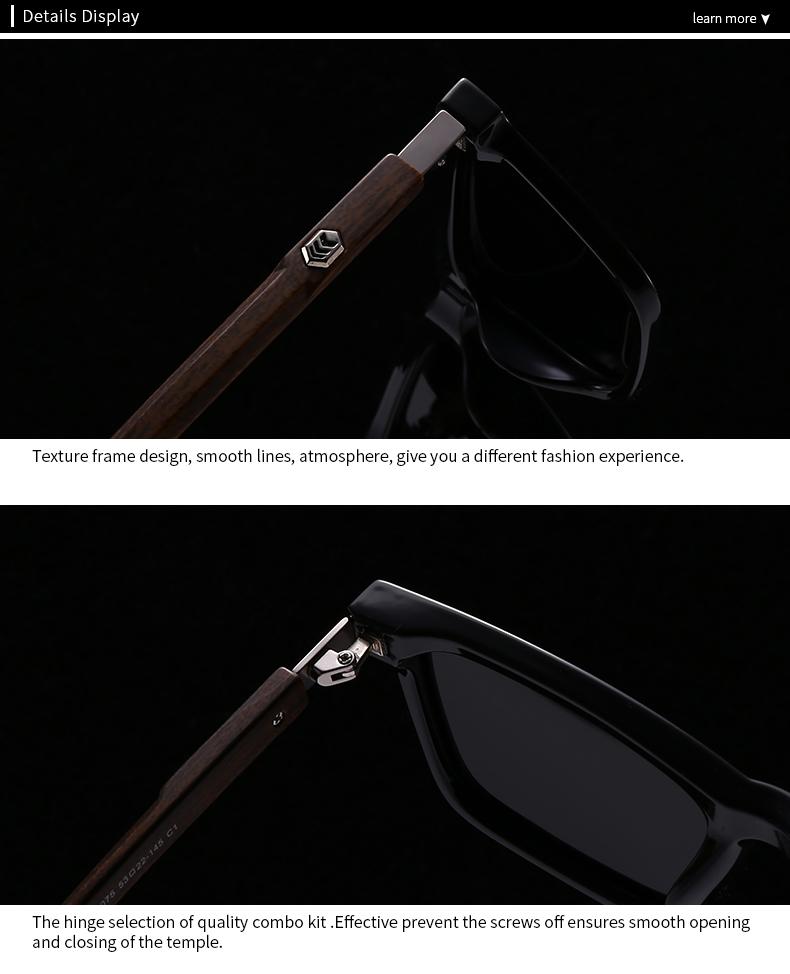Trendy Mens Retro Sunglasses European American Style Street Photography Fashion Modern Charm Pin Ins 10075