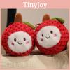 Lychee Fruit Plushie Keyring With Pp Cotton Filling For Bag Decoration And Collectors