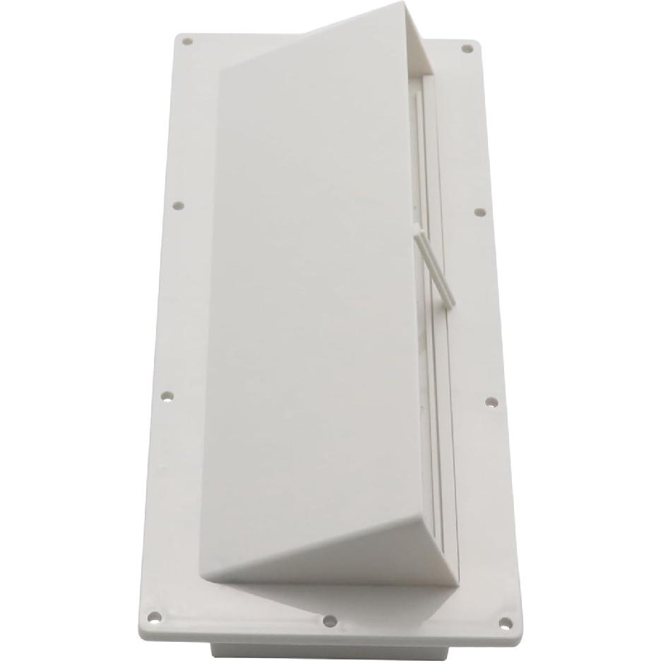 RV Range Hood Exhaust Hood, Range Hood Vent Cover with Lockable Clip,RV Microwave Vent Cover for Outside Exterior Side Vent Microwave Vent Cover