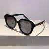 Fashion White Decoration Sunglasses Chic Square Design Women Sun Shades Oversize Sun Glasses for Travelling Driving