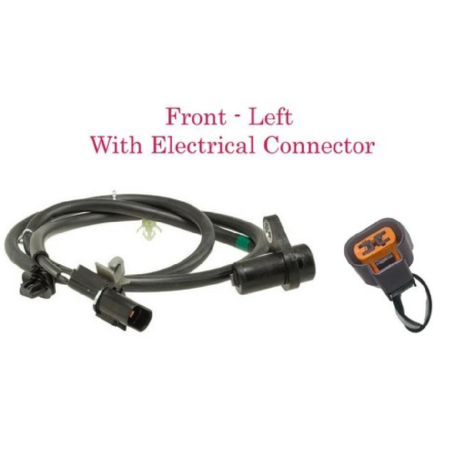 ABS Wheel Speed Sensor & Connector Front Left For Mitsubishi Outlander 2003-2006