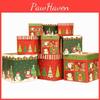 3pcs Premium Large Christmas Gift Box With Lid  Ribbon Xmas Present Box Square