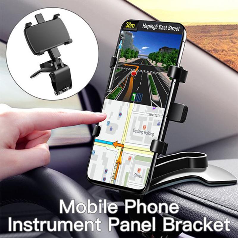 Multi-Functional Universal Car Mobile Phone Holder Easy Clip Mount Stand Panel Dashboard GPS Navigation Bracket Holder For Phone