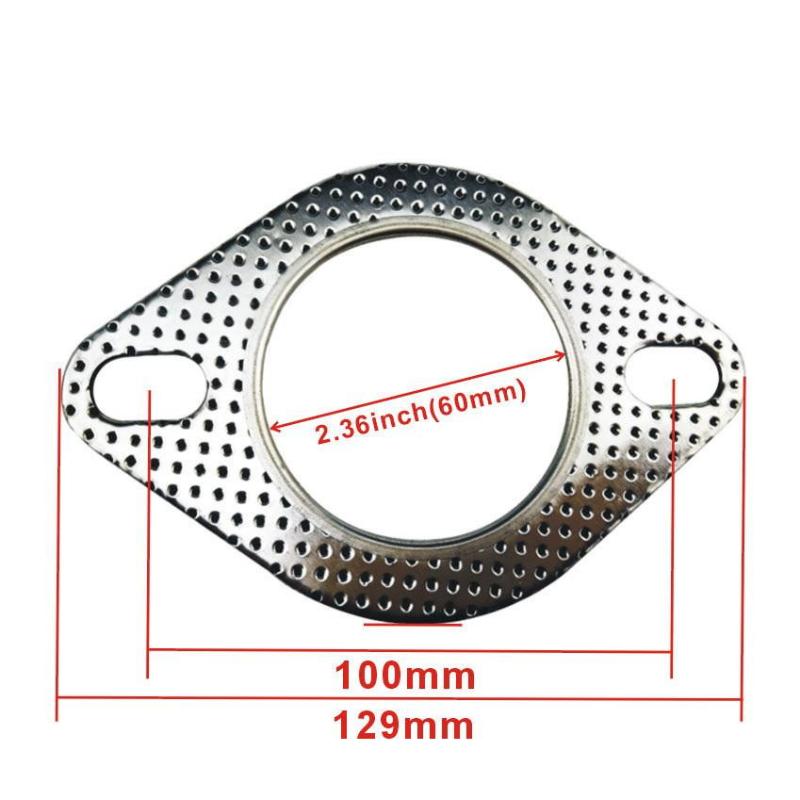 2.0 2.16 2.36 2.5 2.75 3.0 Inch Car Exhaust Pipe Flange Gasket Performance Upgrade Easy Install for Automotive Repair