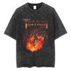 Metalowy Zespół Trivium Shogun Plakat Koszulki Męskie Damskie Bawełna Vintage Spłowiałe Highstreet Oversize Męskie Damskie Koszulki Letnie